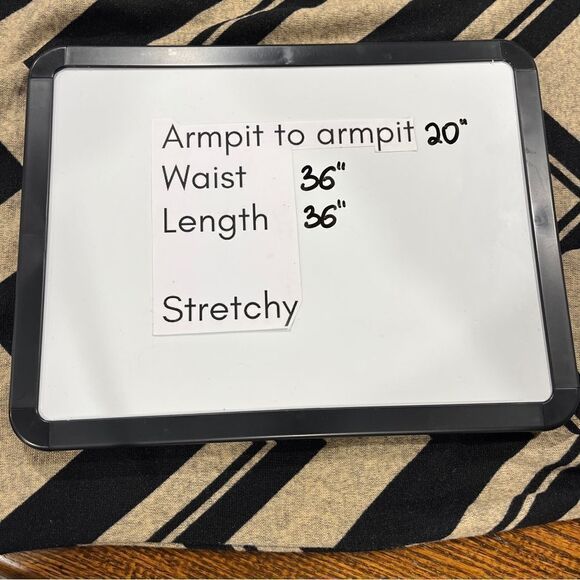 Racers long sleeve zig zag print a-line sweater dress size M Medium - Picture 7 of 12